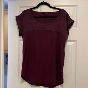 Express short sleeve blouse